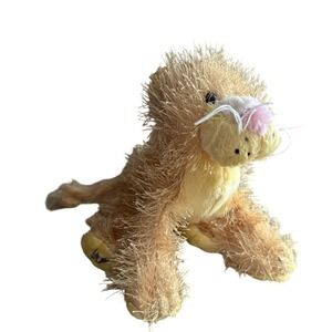 Webkinz Lioness‎ Plush HM193 Ganz Stuffed Animal Shaggy Tan Cat